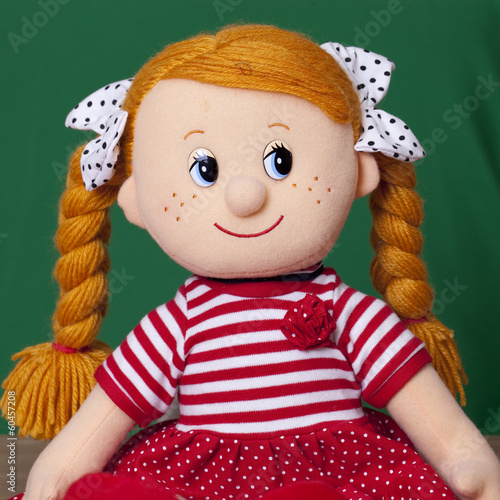 Red haired baby doll photo