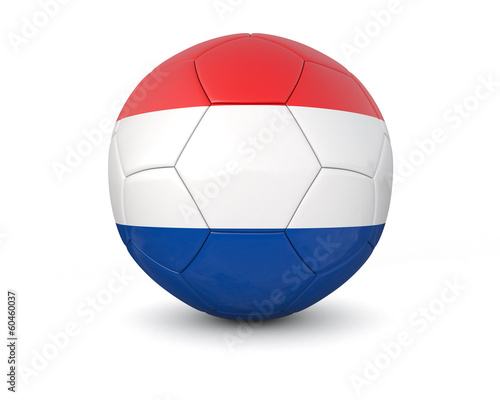 netherland soccer ball 3d render