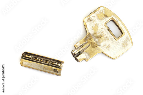 Old broken key