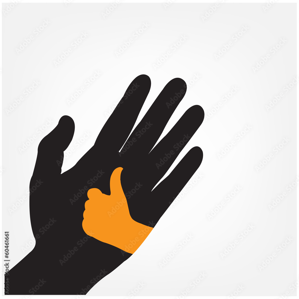 Obraz premium hand icon,hand symbol