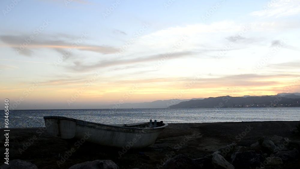 Old fishing boat at the early morning Old fishing boat at the early morning