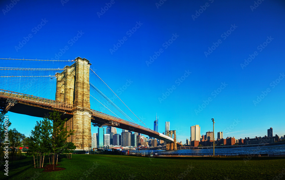 Fototapeta premium Brooklyn bridge in New York City