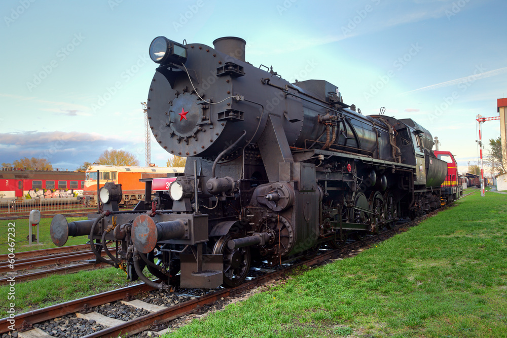 Old steam train