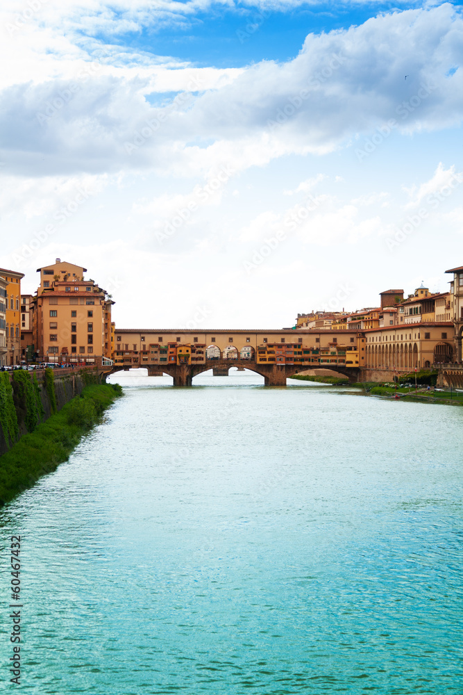 Obraz premium Ponte Vecchio and Arno river