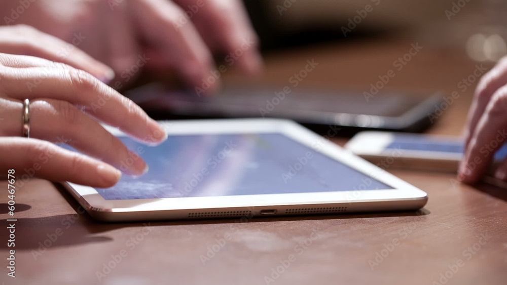 Using touchpads and smartphone Using touchpads and smartphone
