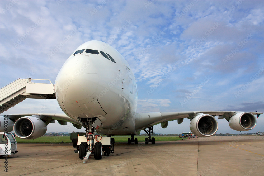 Obraz premium Passenger aircraft A 380