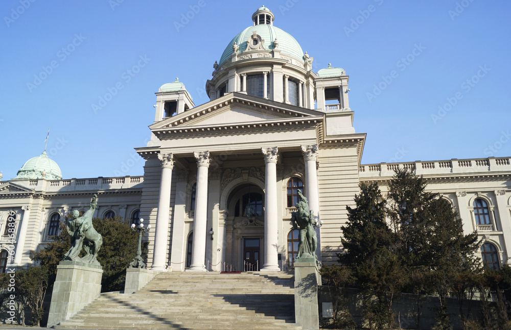 Fototapeta premium Serbian Parliament building