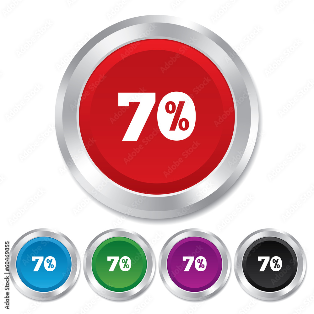 70 percent discount sign icon. Sale symbol. 70 percent discount sign icon. Sale symbol.