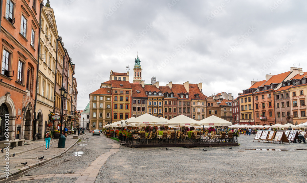 Old Town Market Place, Warsaw, Poland