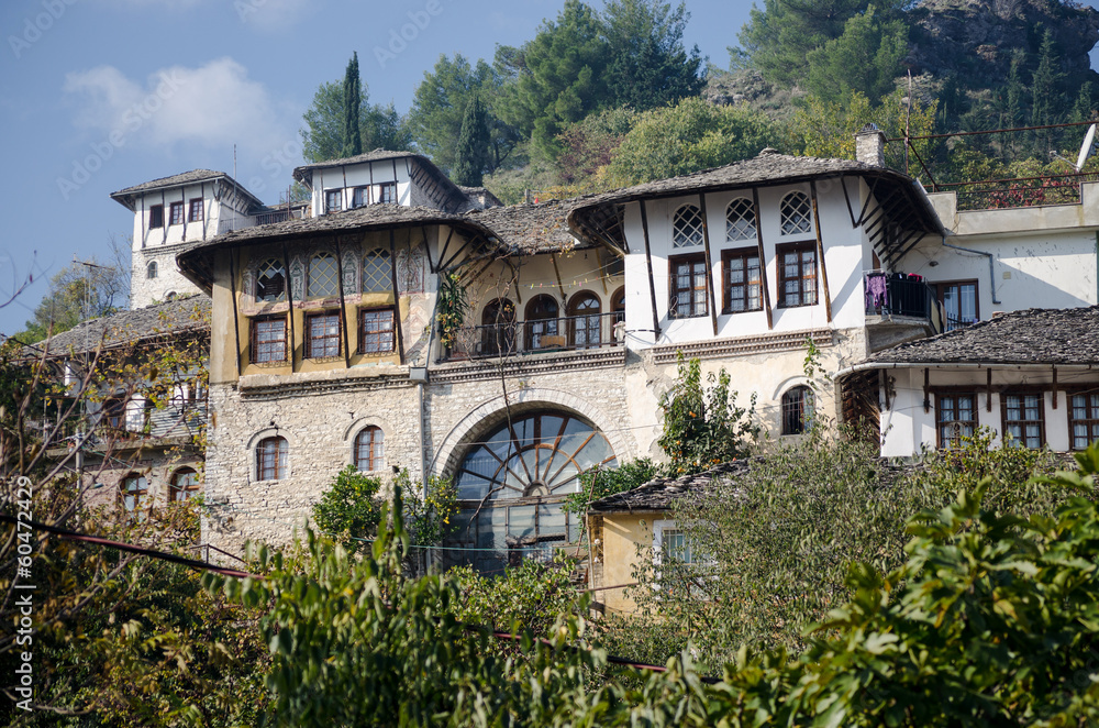 Traditional albanian house in Gjirokaster