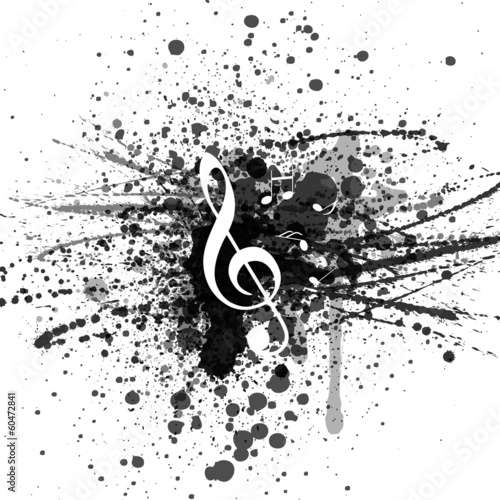 Hintergrund Musik Noten Notenschlüssel