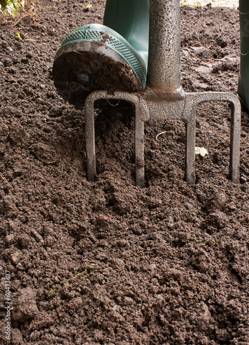 Εκτύπωση καμβά Digging the Garden