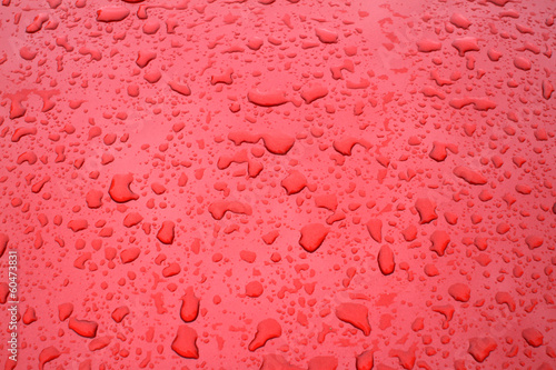 drop rain red