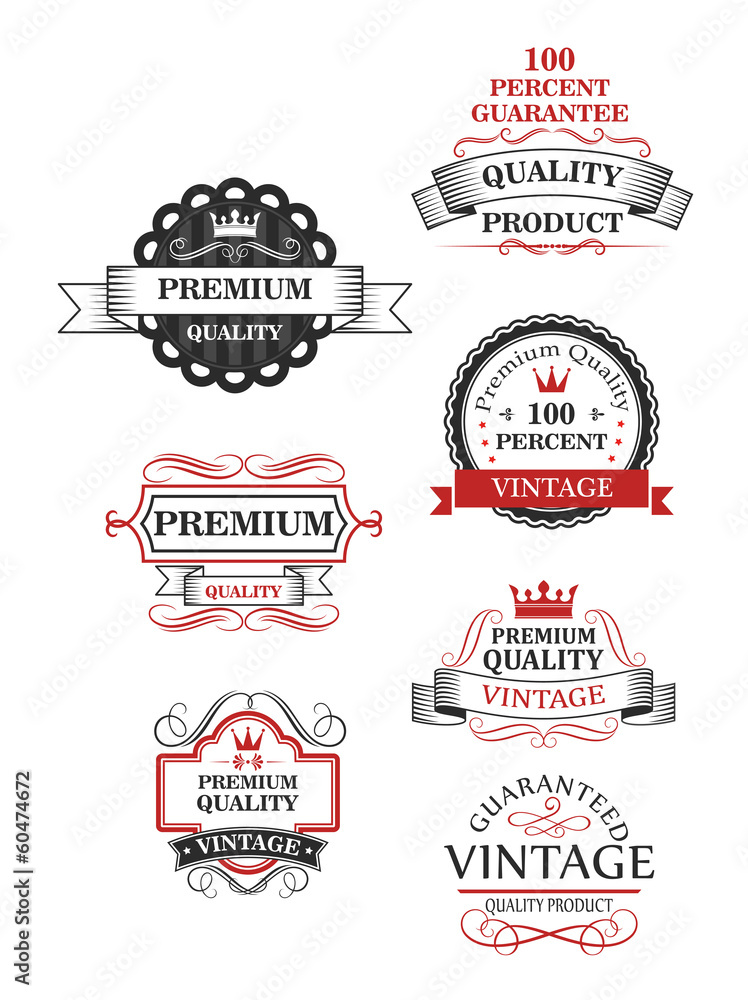 Premium quality label collection