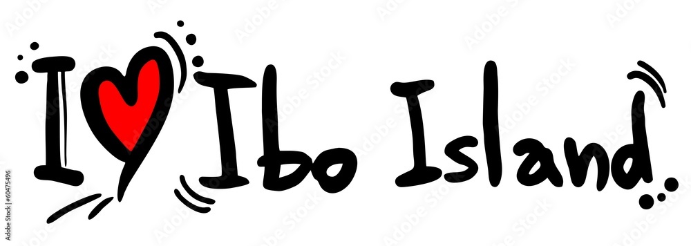 Obraz premium Love Ibo Island