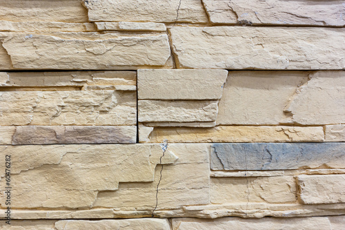 Obraz na płótnie Stone wall pattern background w salonie