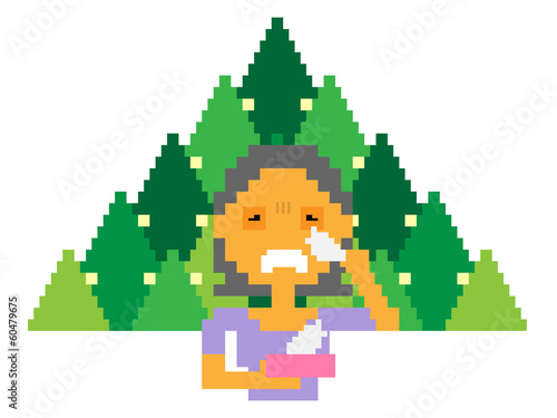 花粉症_年輩女性