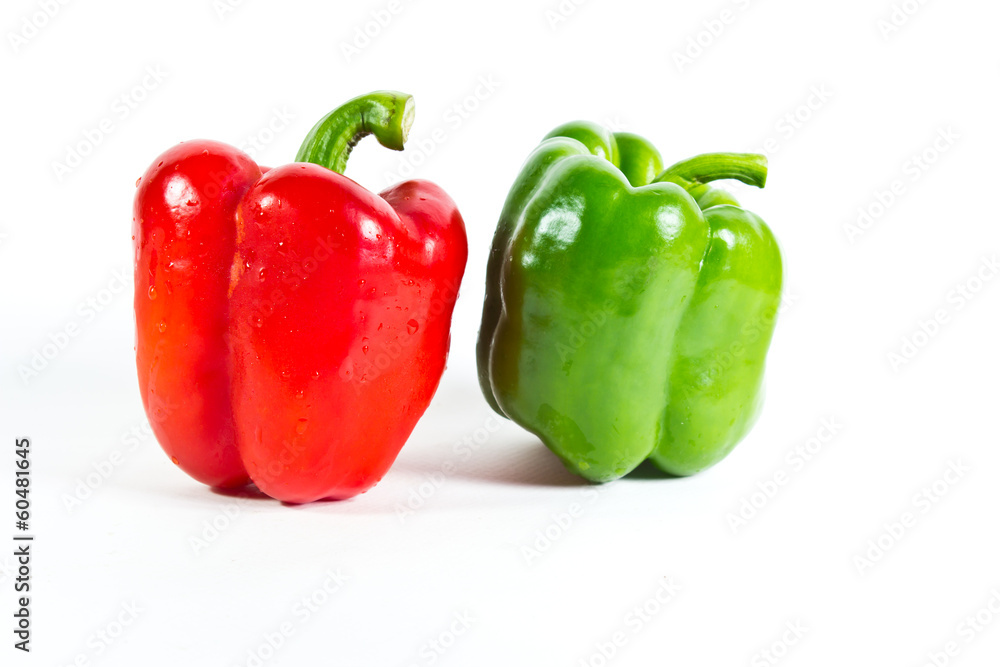 paprika isolated on white background paprika isolated on white background