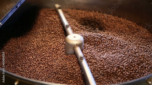 Coffee cooling.