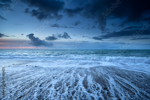 wave motion on Atlantic ocean coast