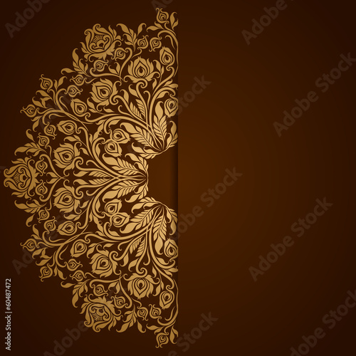 Elegant background with lace ornament