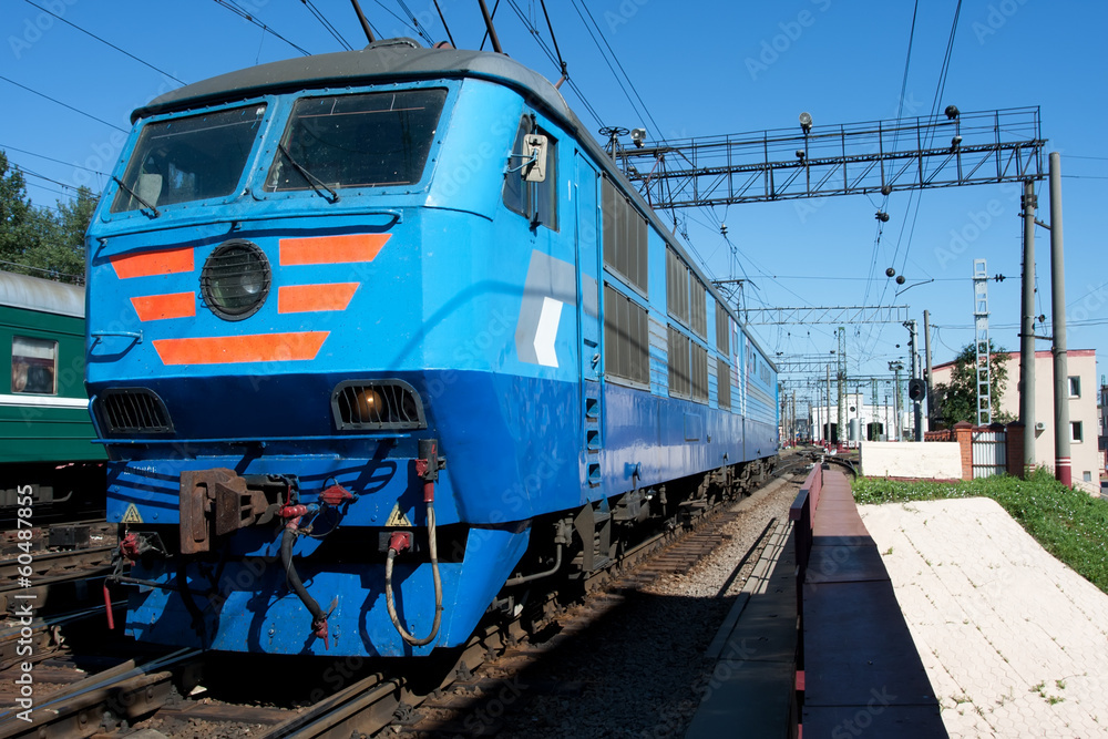 Obraz premium Electric locomotive