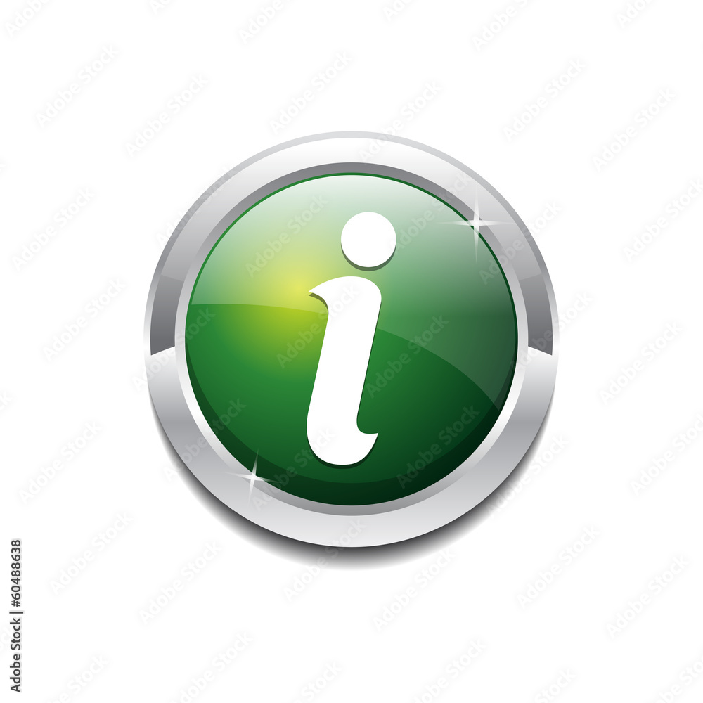 Info Circular Rounded  Vector Icon Button