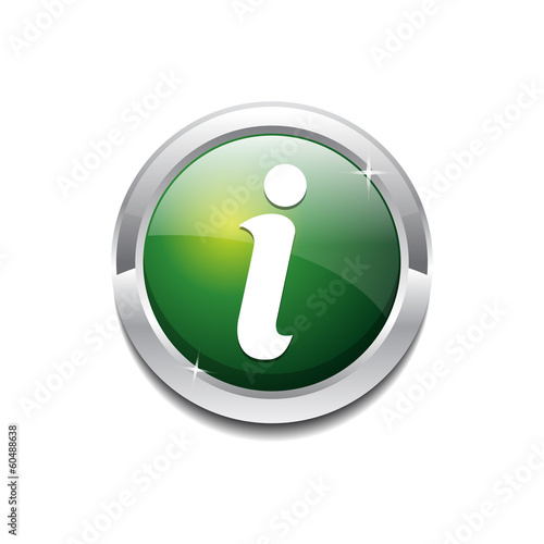 Info Circular Rounded Vector Icon Button