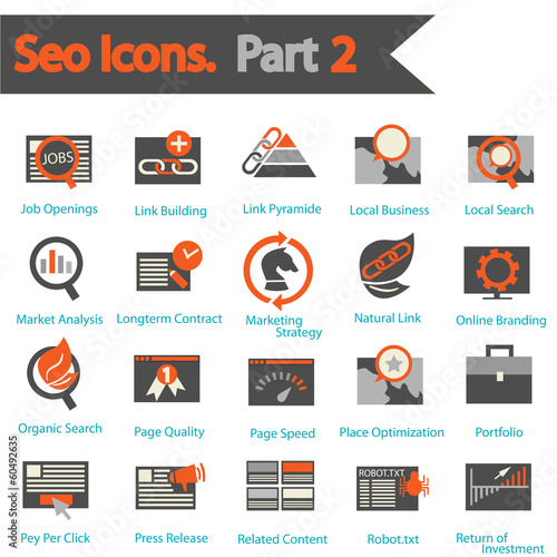 SEO icons set part 2