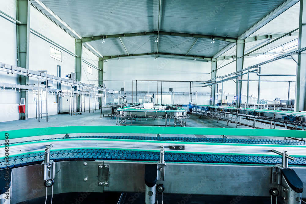 Fototapeta premium drinks production plant in China