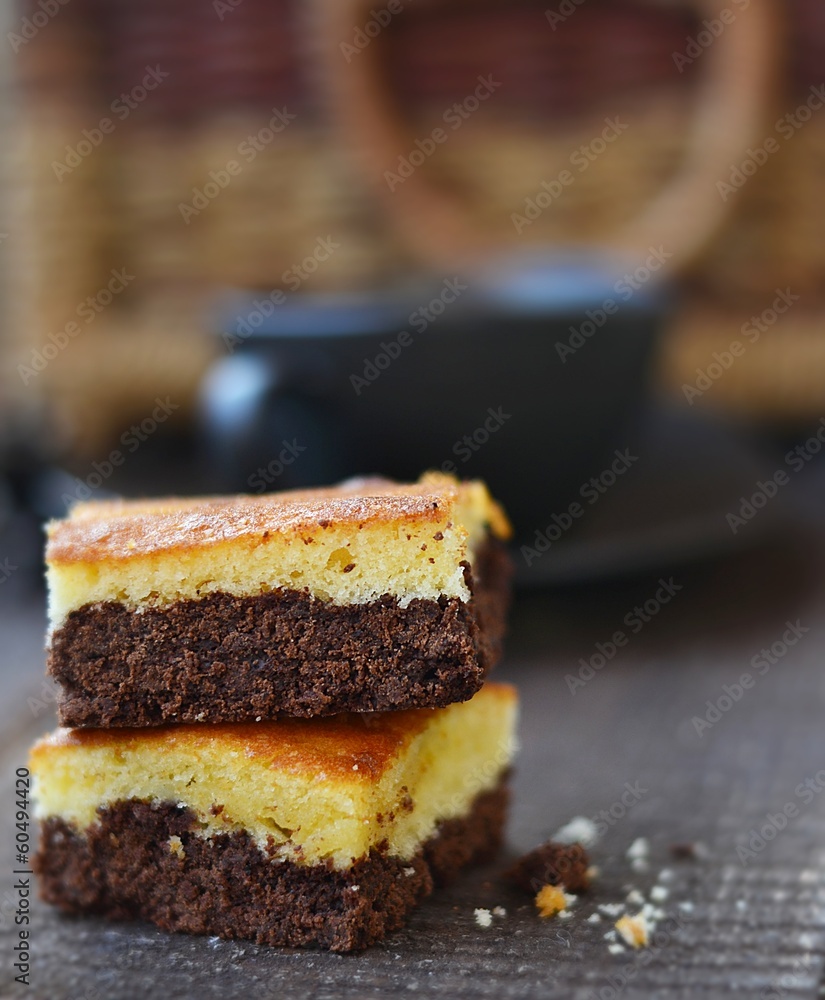 Chocolate and coffee brawnie Chocolate and coffee brawnie