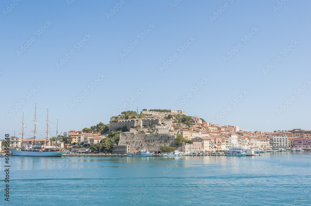 Portoferraio, Festung, Hafen, Altstadt, Elba, Insel, Italien