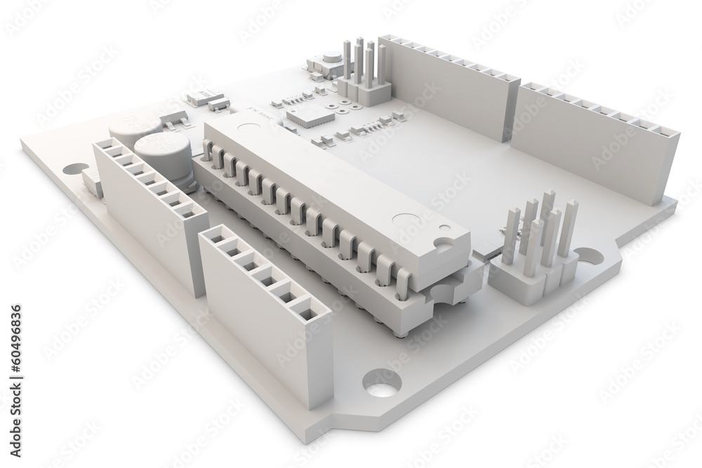 3d generic electronic circuit board 3d generic electronic circuit board