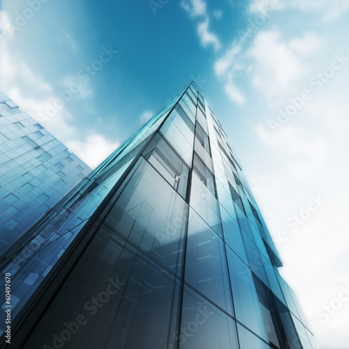 Transparent abstract building