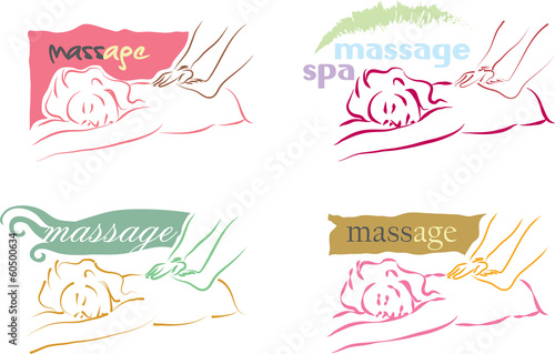 massage design logo