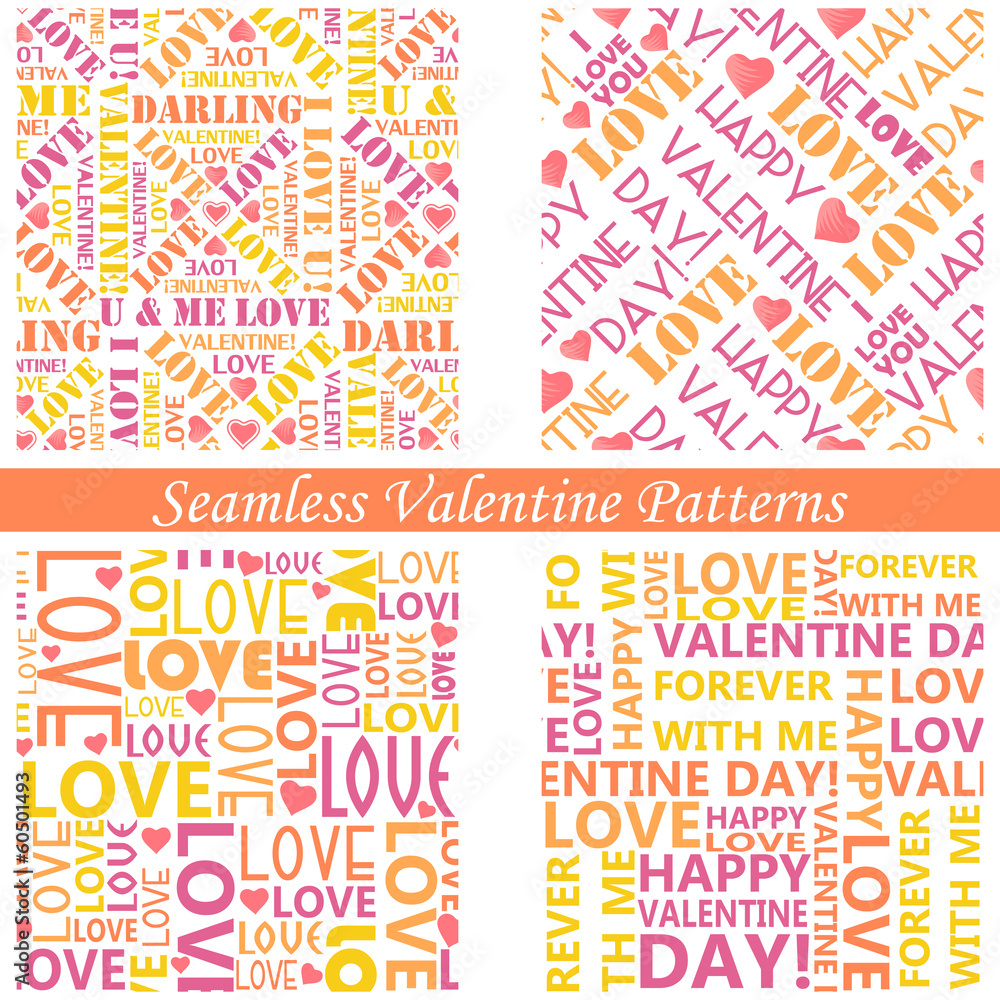 Valentine's Day Seamless Background