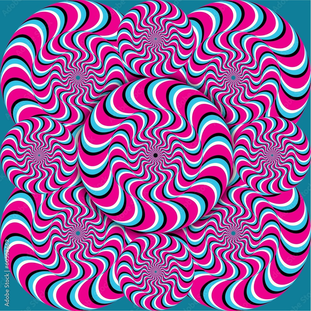 Optical illusion wave circles Optical illusion wave circles