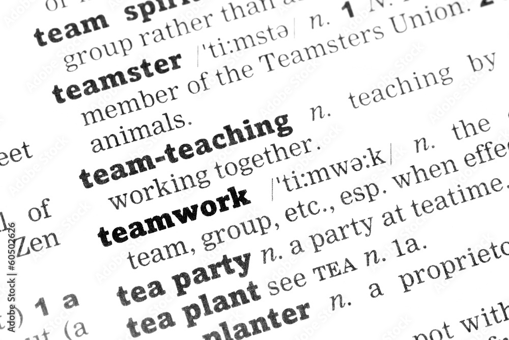 Teamwork Dictionary Definition