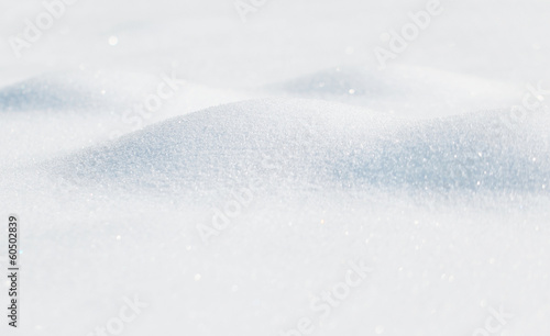 Blurred snow details