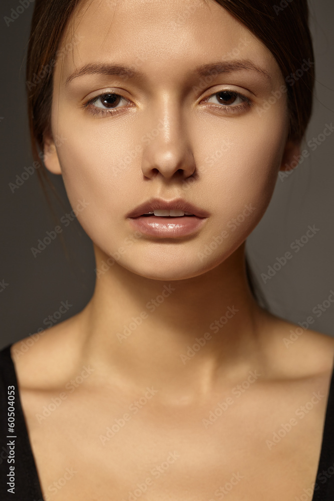 Tender portrait of a young girl. Tender portrait of a young girl.