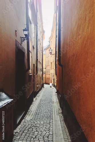 Canvas Print stockholm streets