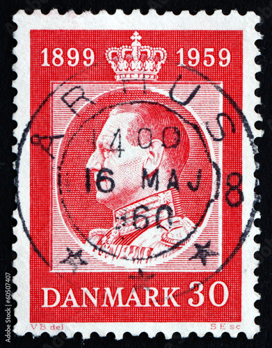 Postage stamp Denmark 1959 Frederik IX, King of Denmark