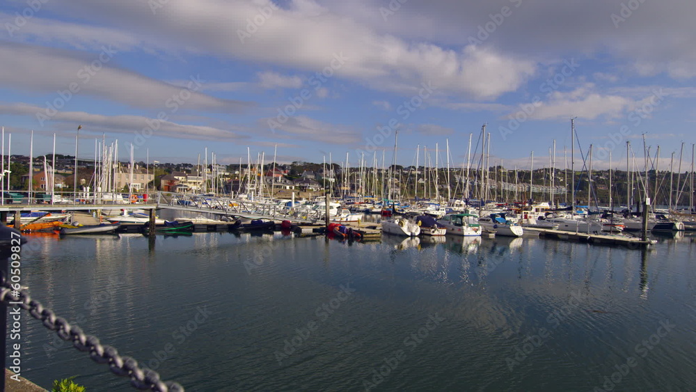 Fishing vessels at the dock in the morning Fishing vessels at the dock in the morning