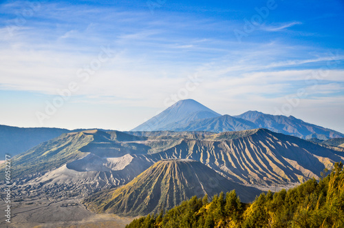 Bromo volcano at sunrise Tengger Semeru National Park  East Java