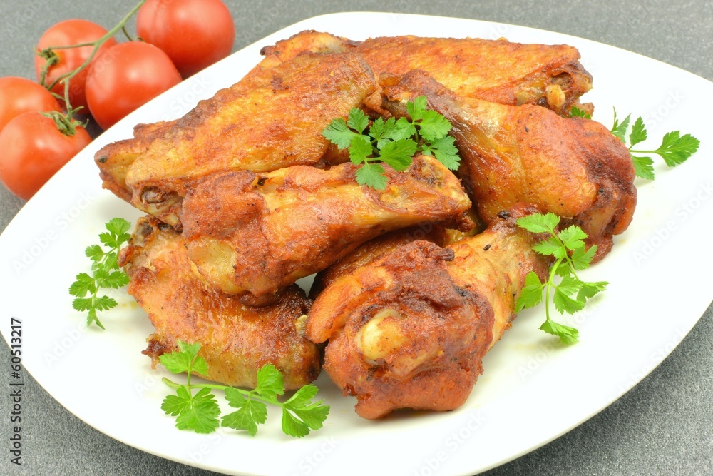 pieczone skrzydełka z kurczaka pieczone skrzydełka z kurczaka
