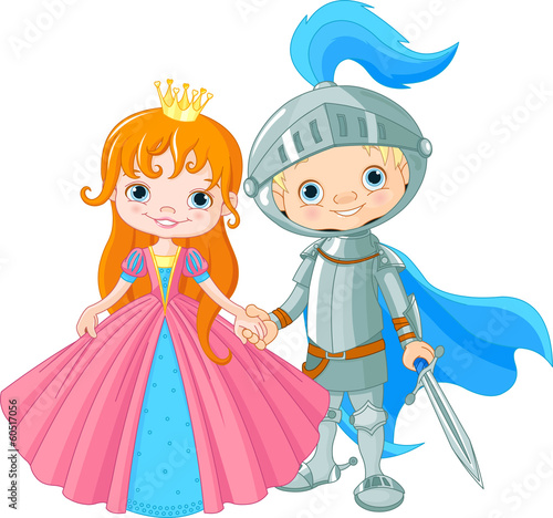 Medieval Lady and Knight