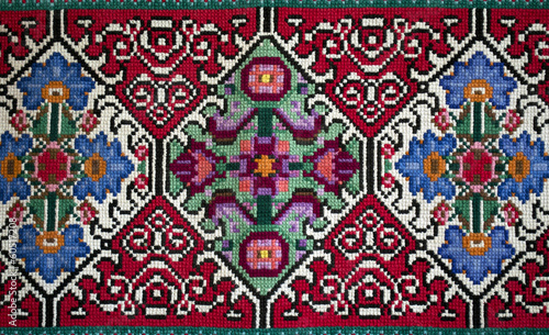 Handemade Slavic carpet