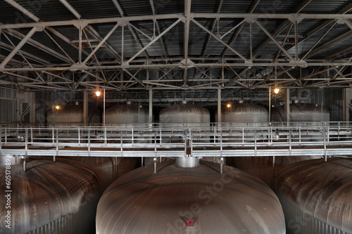 Wallpaper Mural Fermentation department brewery, interior Torontodigital.ca