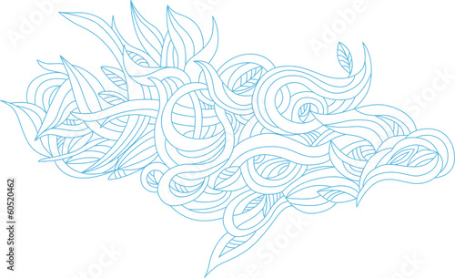 Leaf wave background