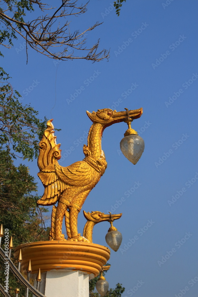 Fototapeta premium swan lamp